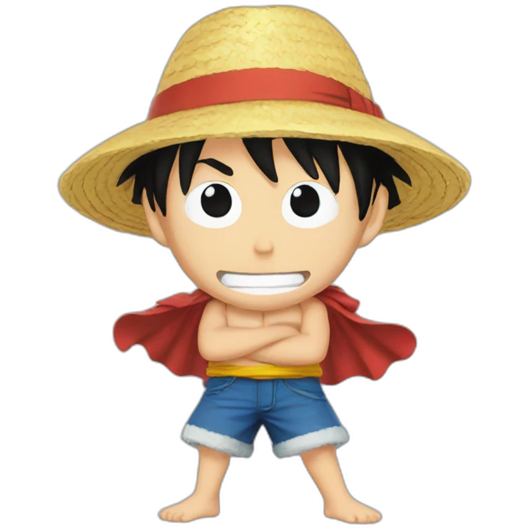 Luffy sur le sunny emoji