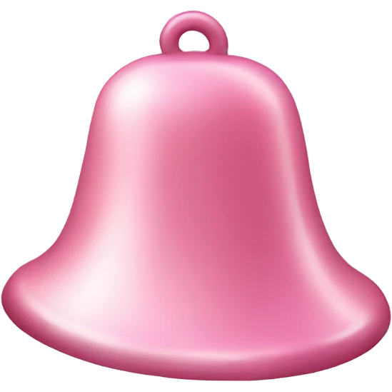 Pink bell emoji