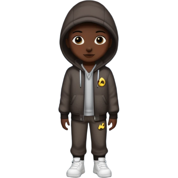 cool street outfit with dark night emoji