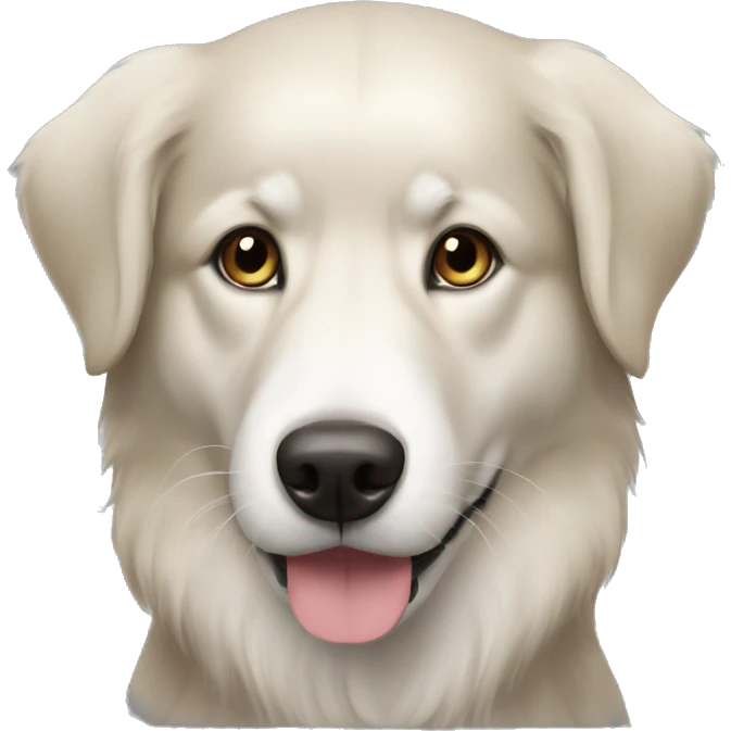 Black Golden retriever Siberian husky mix emoji
