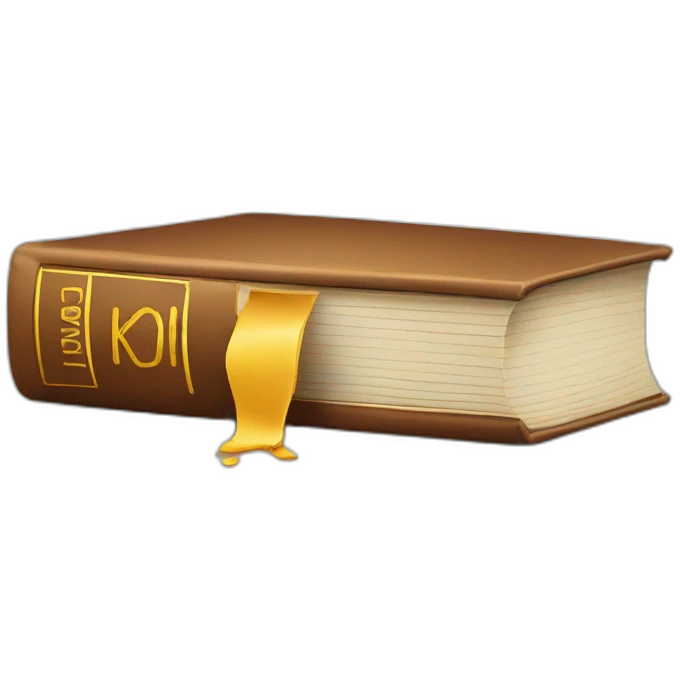 book with title ,,how to make 10k per month" emoji