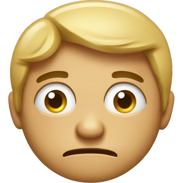 disappointed face to a joke thats unfunny to the point it makes you mad emoji