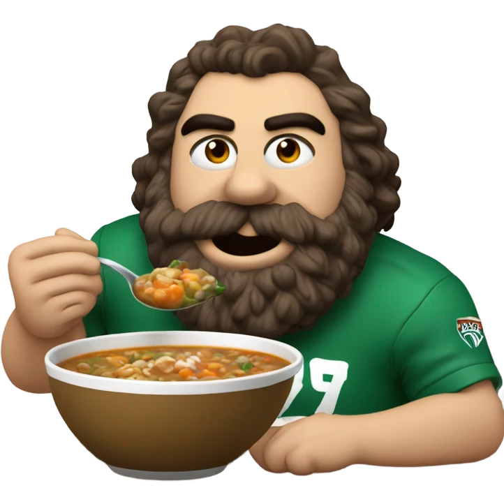 Jason Kelce eating chunky emoji