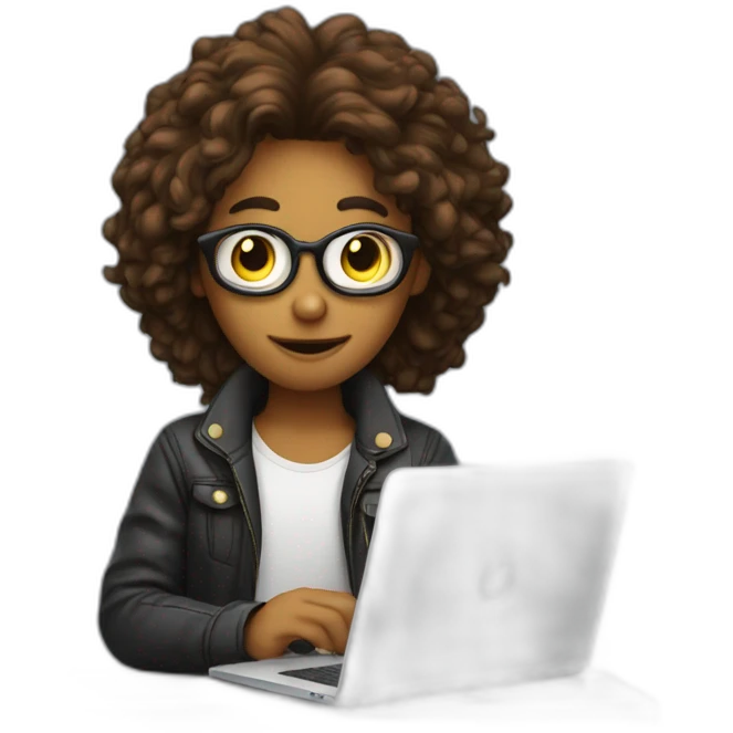 furstrated designer with laptop and pulling hair emoji