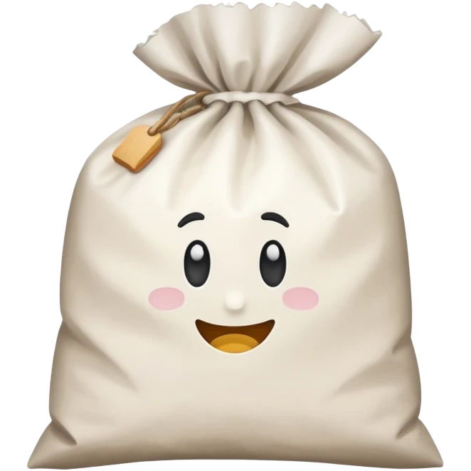 a bag of flour emoji