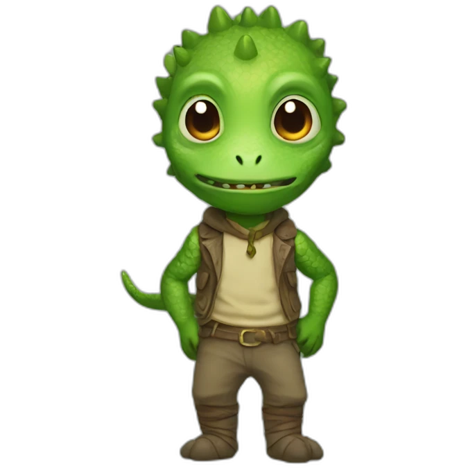 Lizard man emoji