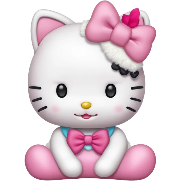 Hello kitty stady emoji | AI Emoji Generator