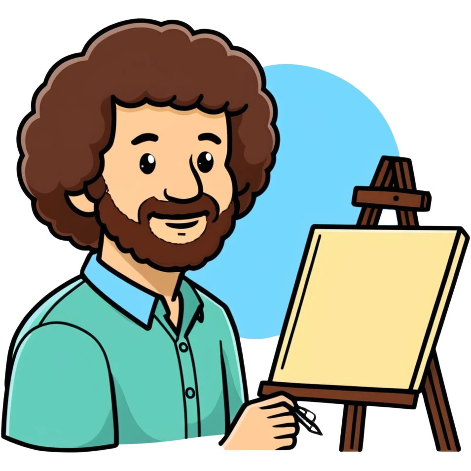bob ross emoji