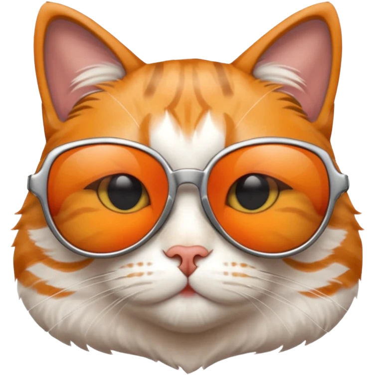 Cat wearing sunglasses emoji