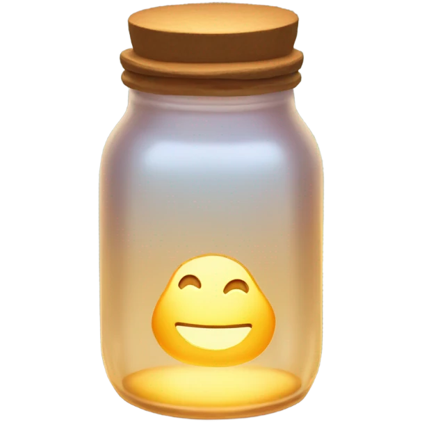 Jar with light inside emoji