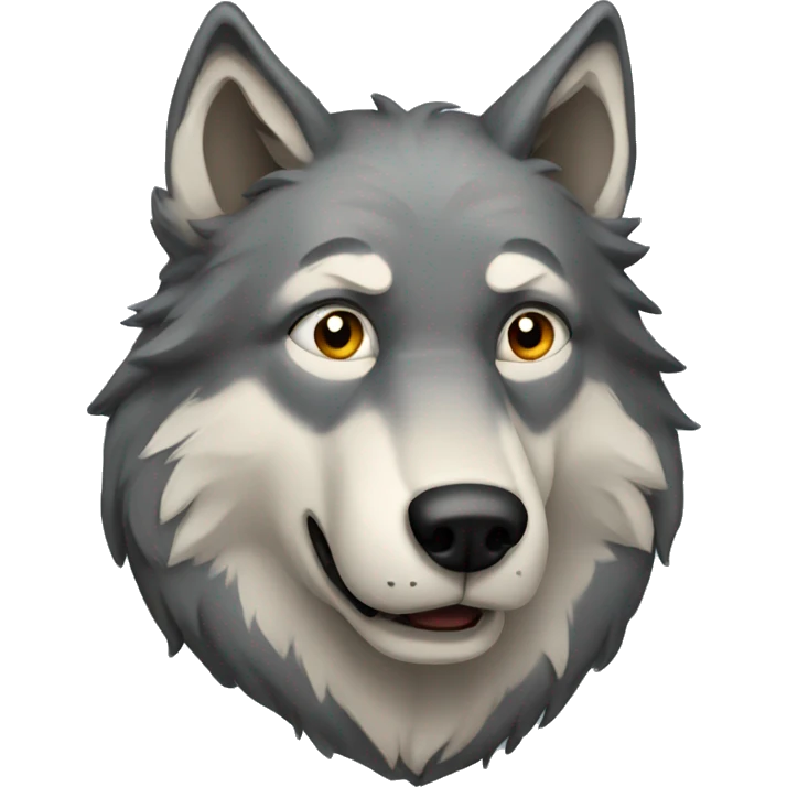 Old wolf emoji