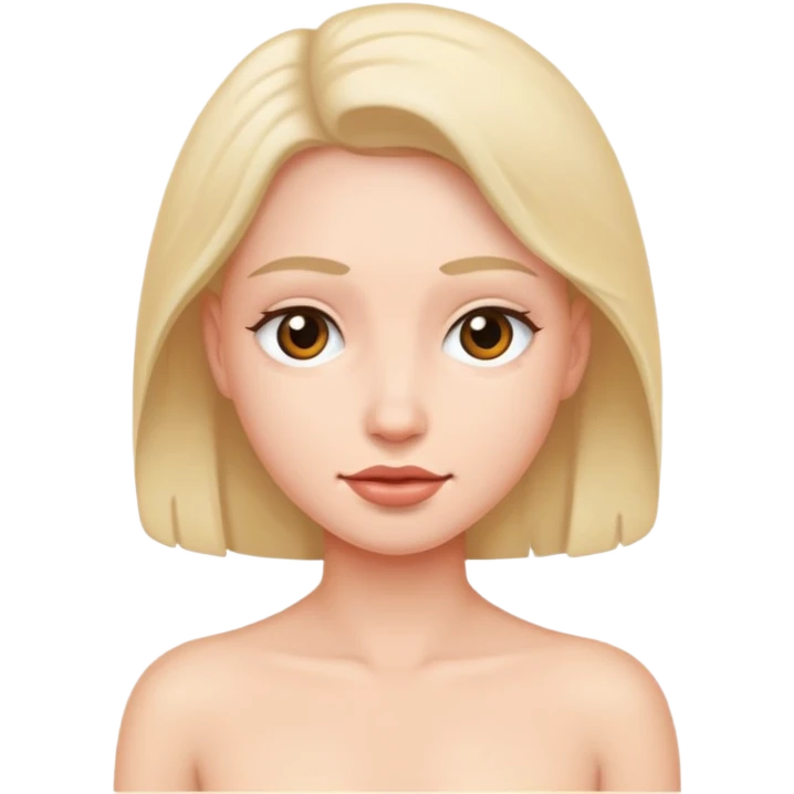 Nude thecher  emoji