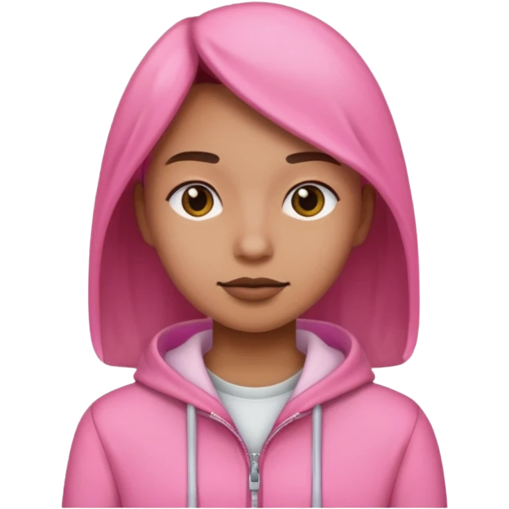 @ in pink emoji