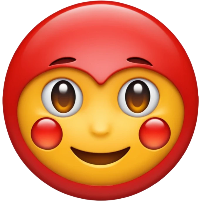 Red Circle that we see when we record  emoji
