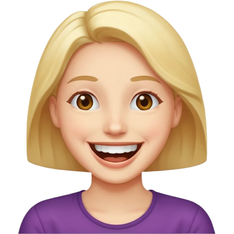 smiling and laughing with moving emoji