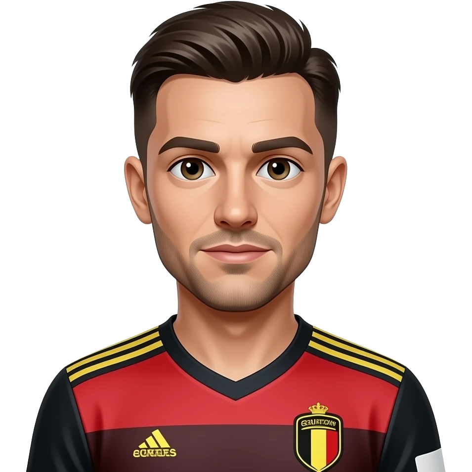 Courtois in Belgium emoji