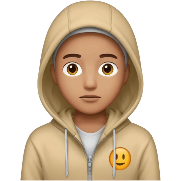 Zip up hopdie emoji