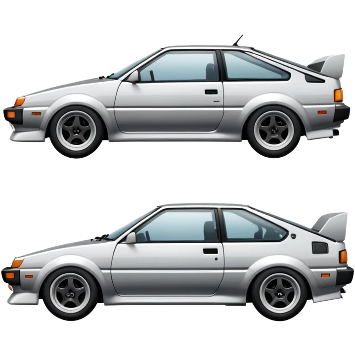 Toyota AE86 sports car emoji