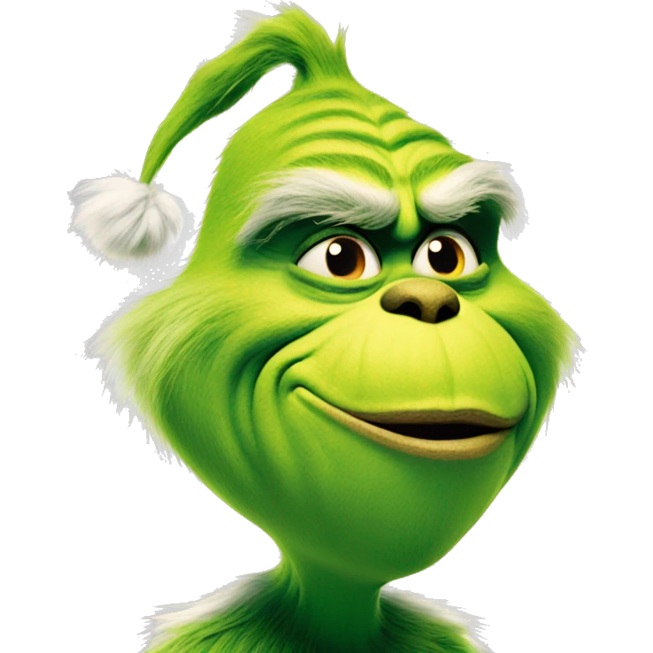 The grinch  emoji
