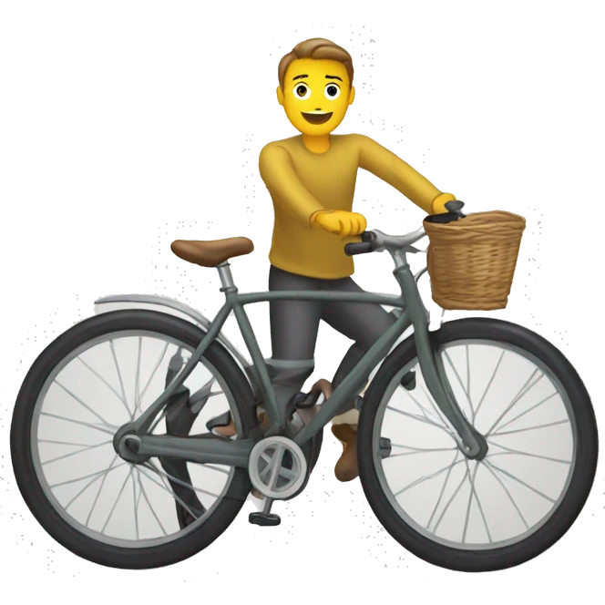 Maçon suis vélo  emoji