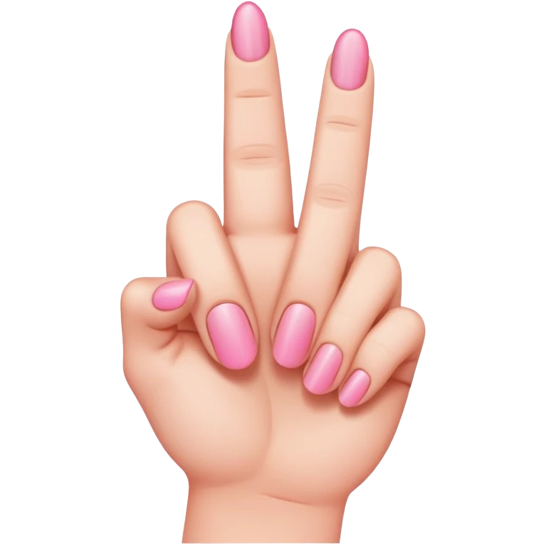 pink middle finger emoji