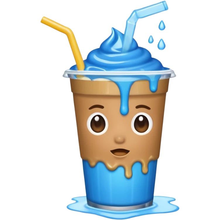 dronkey drinking slush emoji