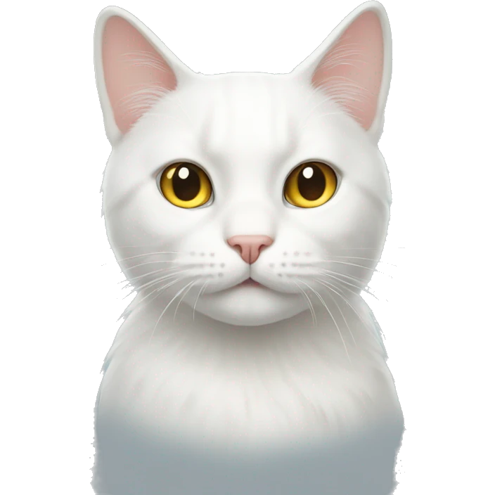 white cat emoji
