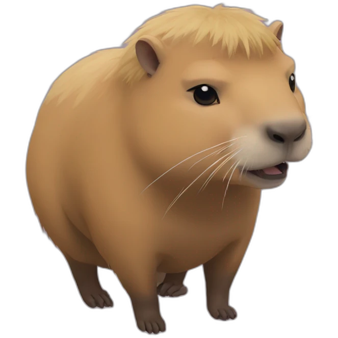capybara dégiser en Naruto emoji