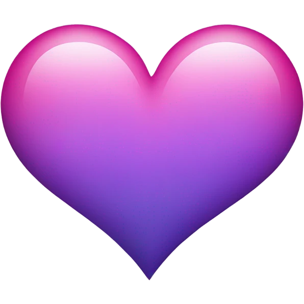 Purple pink heart emoji