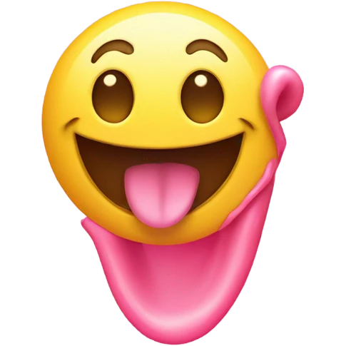 emoji sticking out its tongue emoji