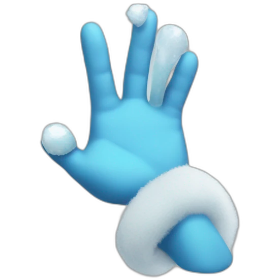 cool Father Frost hands Rock sign emoji