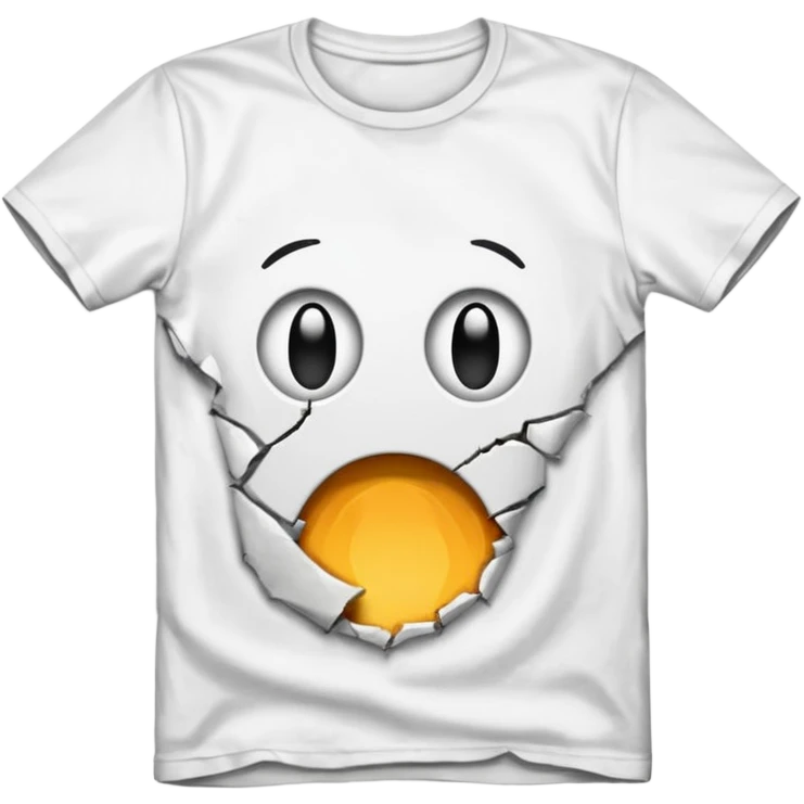 torn t-shirt emoji