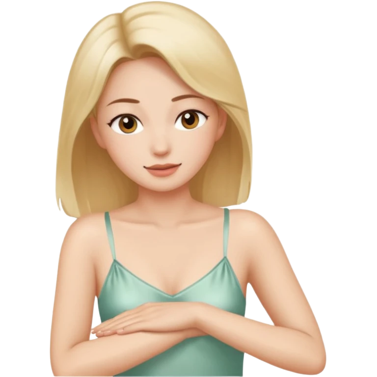 Sexual massage and slips in her emoji