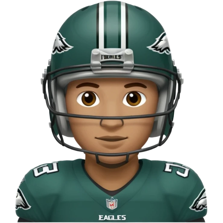A Philadelphia eagles player emoji