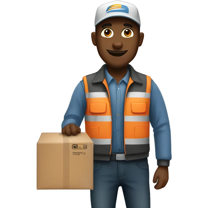 Amazon delivery driver emoji