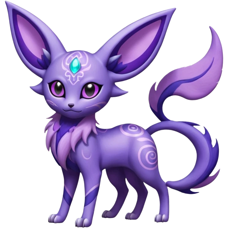 Lunala-Espeon-Fakémon-hybrid-creature (full body)  emoji