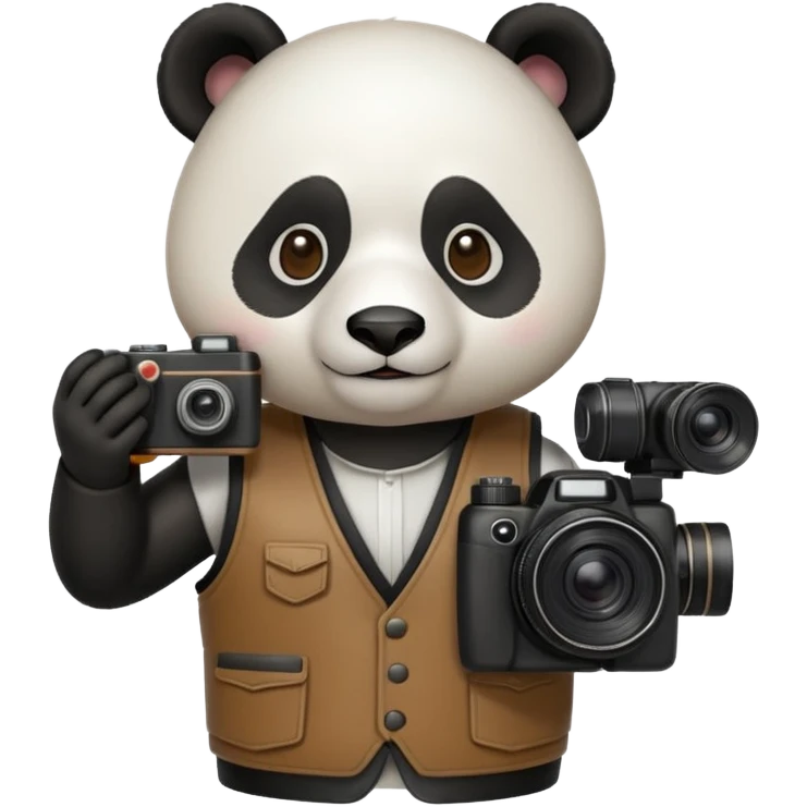 Panda as a photographer emoji