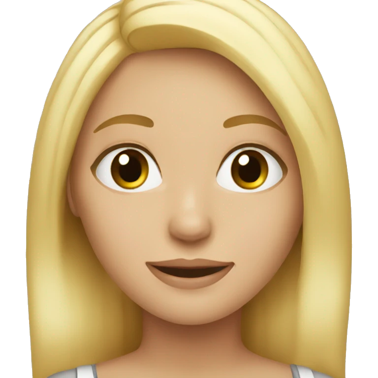 Blonde girl emoji