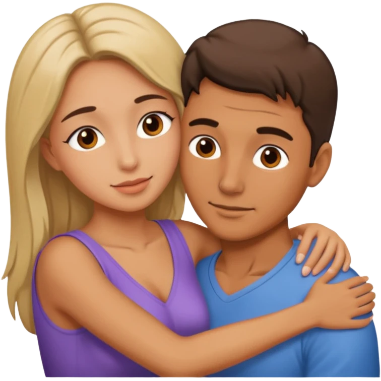 Hombre y mujer teniendo sexo emoji