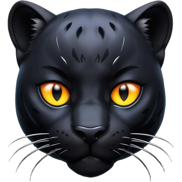 black panther face emoji