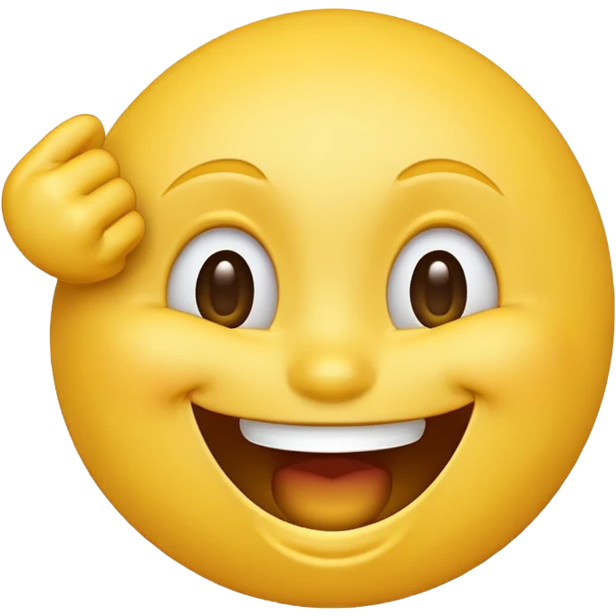 Laughing emoji with Finger point  emoji