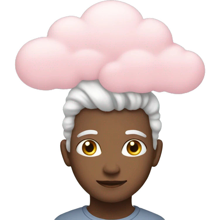 pastel pink cloud emoji