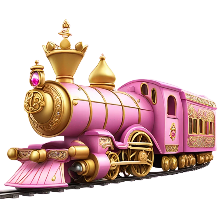 pink princess train emoji