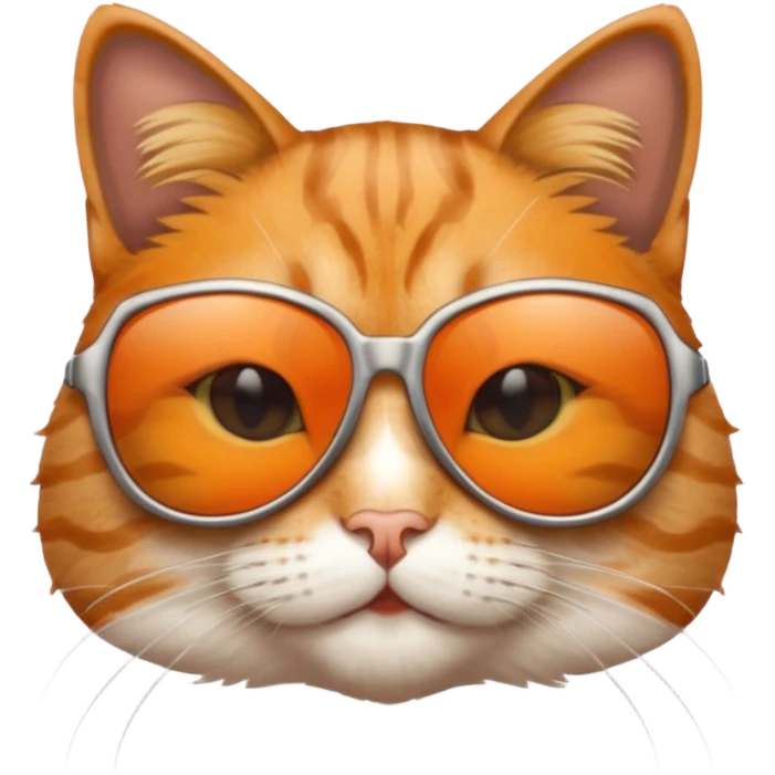 Cat wearing sunglasses emoji