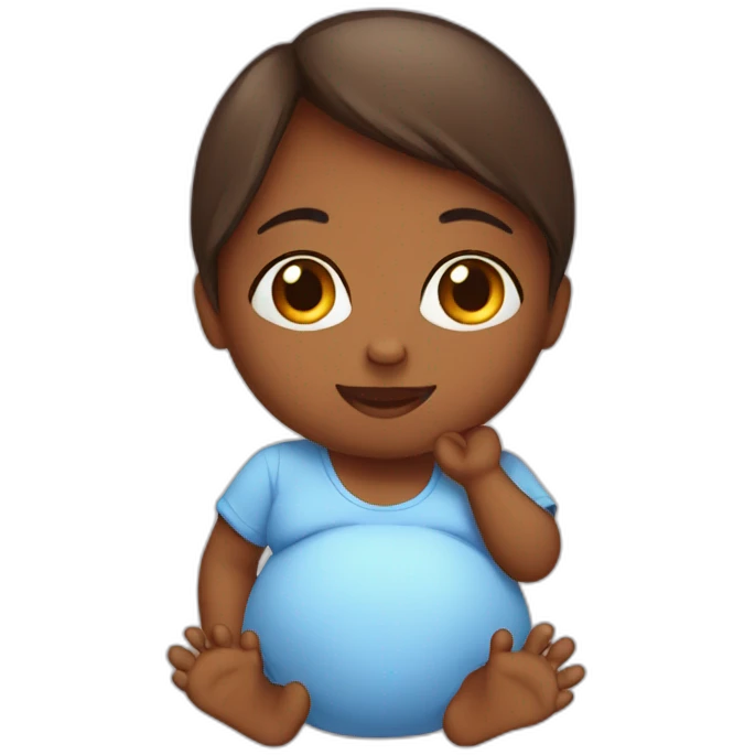 Pregnant baby emoji