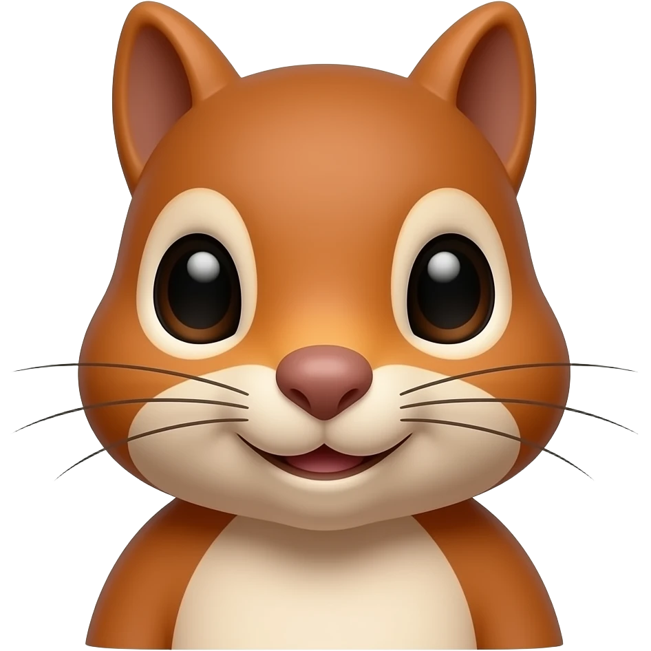 squirrel head and neck emoji