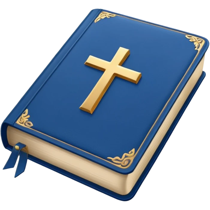 Blue Bible emoji