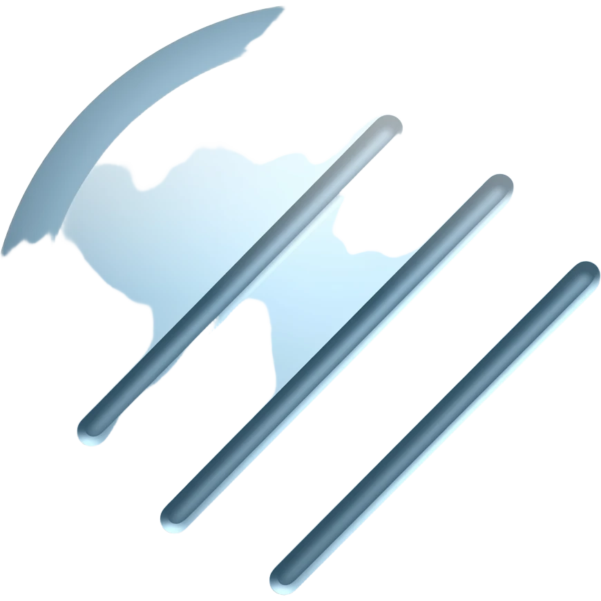 A circle with four slanting lines inside the emoji emoji