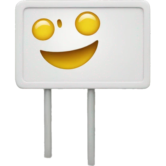 smilie with sign emoji