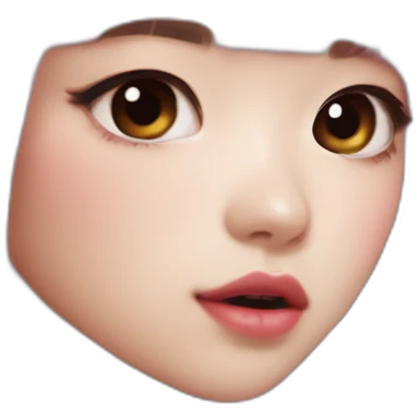LaLisa-blackpink-cute-girl-kpopstar-fleshy face- emoji